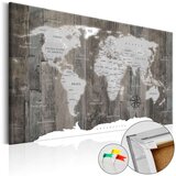  Slika na plutenoj podlozi - World of Wood [Cork Map] 90x60 Cijene