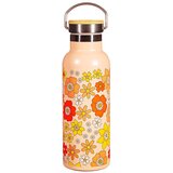 Sass & Belle Oranžna steklenička iz nerjavečega jekla za dojenčke 500 ml 70s Floral - | Shoptok.si