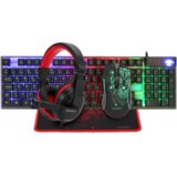  Slušalice + tipkovnica + miš + podloga Gigatech COMMANDER gaming | Eponuda.ba