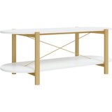  Stolić za kavu bijeli 110 x 48 x 40 cm od konstruiranog drva | shoptok.hr