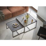 Rowico Temno rjava mizica s hrastovo mizno ploščo ø 70 cm Deerfield – | Shoptok.si