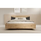 ADRK Lesena postelja Atson 140x200 cm - hrast - HRAST-RNA | Shoptok.si