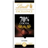 Lindt crna čokolada Excellence dark 70% cacao 100g Cene