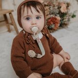 Suavinex Poetry Soother Ribbon Clip kopča za dudu Beige 1 kom | shoptok.hr