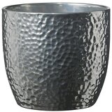 SK Okrogli lonec Boston (Zunanje dimenzije (Ø x V): 13 x 12 cm, Srebrne barve, Keramika) | Shoptok.si