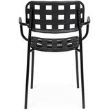 BIZZOTTO Crne metalne vrtne stolice u setu 4 kom Clover – | shoptok.hr