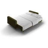 Cosmopolitan Design Zelena raztegljiva sedežna garnitura s prostorom za shranjevanje iz tkanine bouclé 222 cm Bali – | Shoptok.si