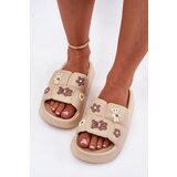 Boto Foam Slippers With Clips Beige Redienna | Shoptok.si