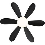 Globo 03625S - LED prigušiva stropni ventilator DELORES LED/5W/230V 2700-6500K crna + daljinski upravljač | Eponuda.com