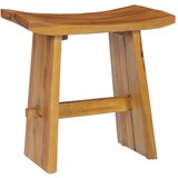 vidaXL Stolček iz trdne tikovine | Shoptok.si