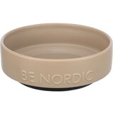 Trixie činija od keramike / guma be nordic 0.5L, 16cm - taup Cene