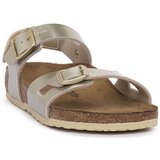 Birkenstock Sandali & Odprti čevlji RIO HL KIDS METALLIC GOLD CALZ S Bež | Shoptok.si