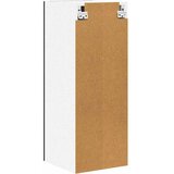 Viseći ormarić 2 pcs Crni hrast i bijela 30 x 31 x 80 cm | shoptok.hr