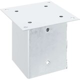  Postolja za stupove kvadratna 12 kom 101x101 mm pocinčani čelik | shoptok.hr