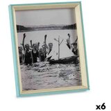  Okvir za sliku Kristal Plava Bijela 3 x 27 x 22 cm Drvo MDF (6 kom.) | shoptok.hr