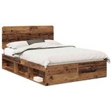  Konstrukcija postelje Star les 150 x 200 cm Masivno borovo les, (5000102887) | Shoptok.si
