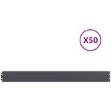 Rubovi za travnjak 50 kom Antracit Hladno valjani čelik | shoptok.hr