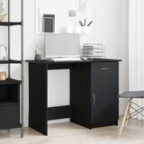 vidaXL Stol Crni hrast Konstruirano drvo 100x50x76 cm Izdržljiv Cijene
