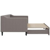 vidaXL dnevni krevet na razvlačenje smeđesivi 80 x 200 cm od tkanine | shoptok.hr
