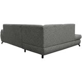 MID.YOU KOTNA SEDEŽNA GARNITURA, struktura, pliš siva | Shoptok.si