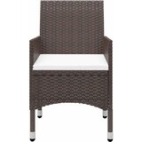  5-dijelni vrtni blagovaonski set smeđi | shoptok.hr