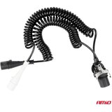 Amio 04381 spiralni kabel za poluprikolicu TIR 15 PIN + 2 × 7 PIN N/S – 5 m, 24 V | shoptok.hr