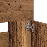  Kopalniška omarica z ogledalom Stari lesni inženirski les | Shoptok.si
