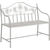 Vrtna klupa Antič White 104 x 52,5 x 89 cm Čelik | shoptok.hr