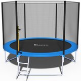  Vrtni trampolin BLUE FUN FIT 312 cm s ljestvama - plavi | Shoptok.si