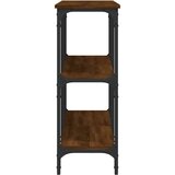  Konzolni stol boja smeđeg hrasta 150x29x75 cm konstruirano drvo | shoptok.hr