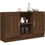  Komoda boja smeđeg hrasta 120 x 30 5 x 70 cm konstruirano drvo | shoptok.hr