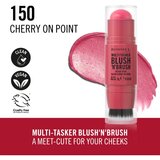 Rimmel London Multi-Tasker Blush'N'brush rdečilo v paličici s čopičem odtenek 150 Cherry On Point 8 g | Shoptok.si