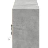 TV ormarić s LED svjetlima boja betona 180x34x50 cm drveni | shoptok.hr