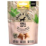 Gim Dog train & Treat Račići i seme konoplje 125 g Poslastica za pse