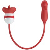 Pretty Love Ashlynn Thrusting & Licking Double Vibrator Red | shoptok.hr