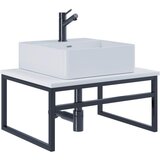 MID.YOU kombiniran umivalnik bitila 60, bela, črna | Shoptok.si