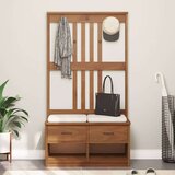 vidaXL Drvo za dvoranu SANDENS 87x40x159,5 cm puno drvo bor | shoptok.hr