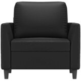  Fotelja crna 60 cm od umjetne kože | shoptok.hr