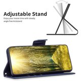 INORCO Denarnica iz PU usnja, enobarvna teksturirana torbica za telefon s stojalom, odporna na udarce, za Realme C55, (22034627) | Shoptok.si