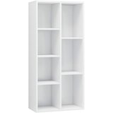 Maison Chic Knjižna omara - Knjižni regal visok sijaj bela 50x25x106 cm iverna plošča, (21726160) Cene