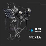  Komplet 2x solarnih LED lampi za spoljašnju upotrebu 2xLED/1,2W/3,7V IP65 3000K 4000 mAh | Eponuda.com