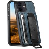 INORCO SUTENI H13 za iPhone 12 mini 5,4-palčni etui z držalom za kartice s trakom za roko, stojalom za roke, usnjenim ovitkom za telefon PC+TPU, (22036199) Cene