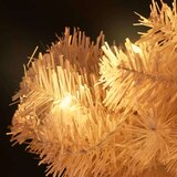 Spiralno božićno drvce sa stalkom LED bijelo 150 cm PVC | shoptok.hr