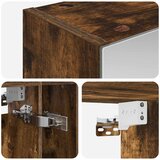  Kupaonski ormar s ogledalom Dimljeni hrast 60 x 14.5 x 70 cm | shoptok.hr