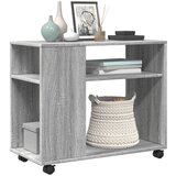  Bočni stolić s kotačima boja hrasta sonome 70x35x60 cm drveni | shoptok.hr