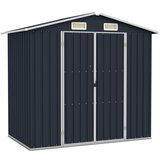 vidaXL Vrtna lopa antracitna 205x129x183 cm pocinkano jeklo Cene
