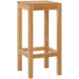 Barska stolica 4 pcs Prirodna 35 x 35 x 75 cm Čvrsto teak drvo | shoptok.hr