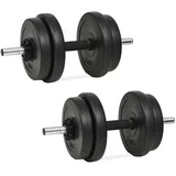 18 delni komplet uteži 40 kg iz litega železa