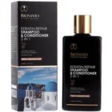 Obnovitveni šampon in balzam s keratinom 2 v 1 (200 ml)