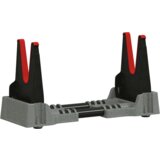 vidaXL Naslon za streljanje Siva 46 x 14 x 19.5 cm Plastika | Shoptok.si